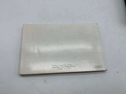 2009 Nissan Sentra Owners Manual Set with Case OEM D03B14041