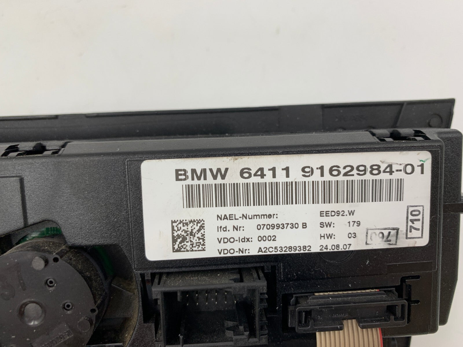 2007-2010 BMW 328i Coupe AC Heater Climate Control Unit OEM E03B27060