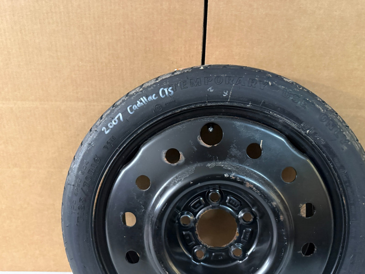 2003-2007 Cadillac CTS Spare Tire 16" Compact Donut T125/70R16