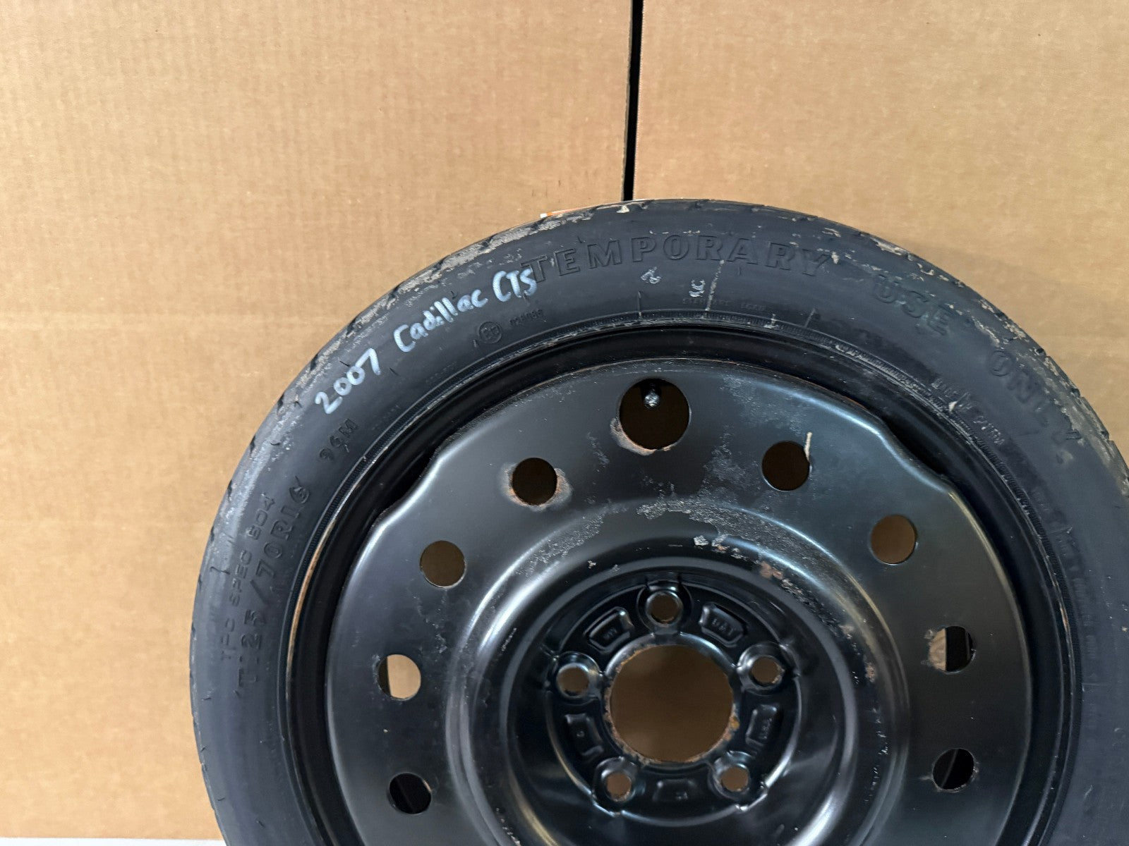 2003-2007 Cadillac CTS Spare Tire 16" Compact Donut T125/70R16