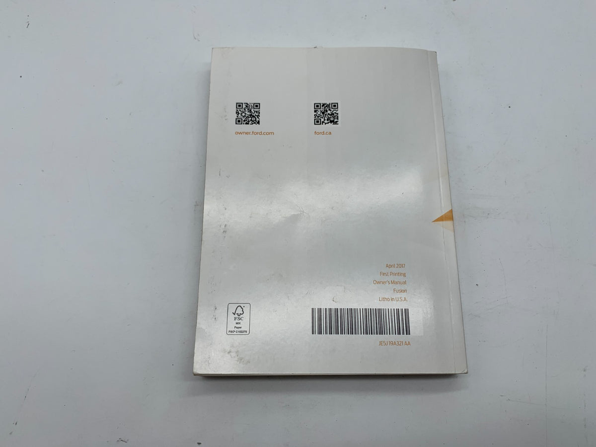 2018 Ford Fusion Owners Manual Set with Case OEM R01B13007