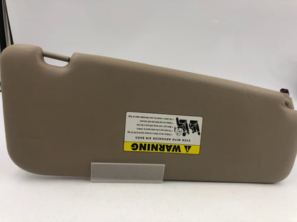 2006-2009 BMW 535i Driver Sun Visor Tan Illuminated OEM D02B06050