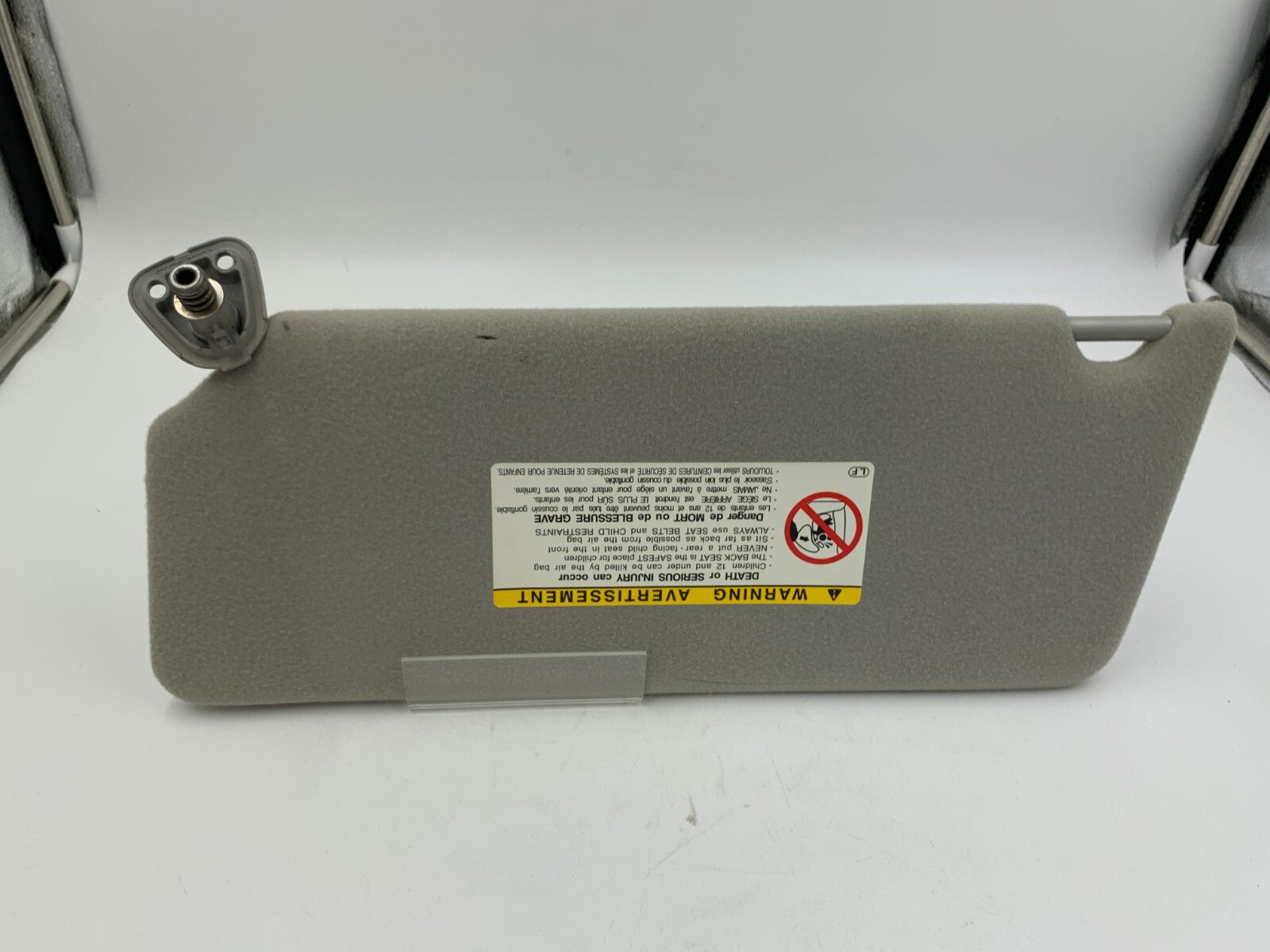 2002-2006 Toyota Camry Passenger Sun Visor Gray OEM A03B54040