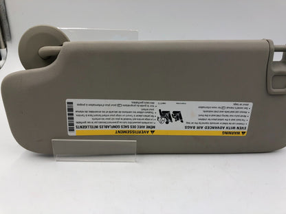 2018-2020 Buick Regal Passenger Sun Visor Gray Illuminated Gray OEM B01B02001
