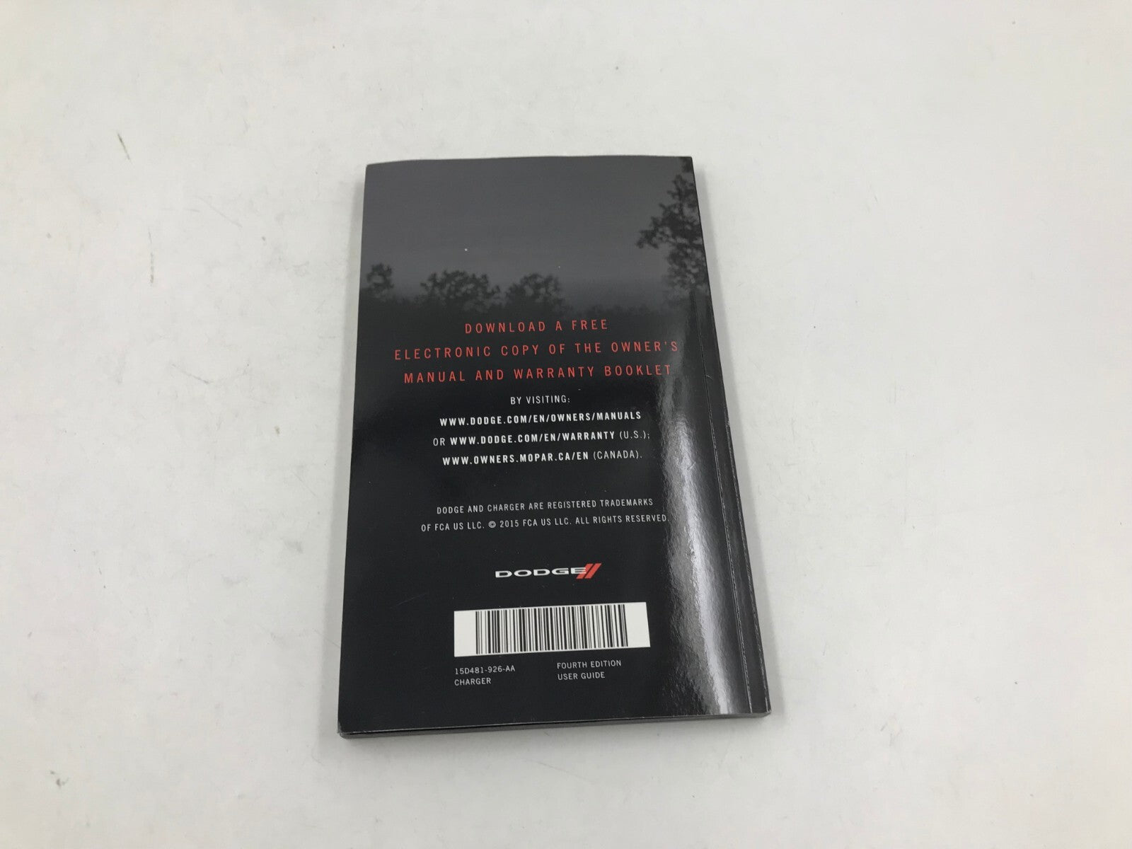 2015 Dodge Charger Owners Manual Set with Case OEM D01B68006