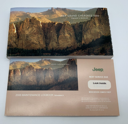 2006 Jeep Cherokee Owners Manual Set OEM A04B12004