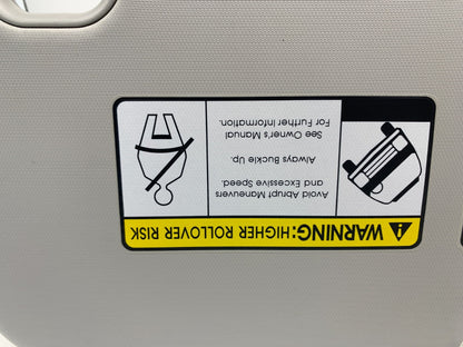 2014-2019 Kia Soul Driver Sun Visor Gray OEM A04B37026