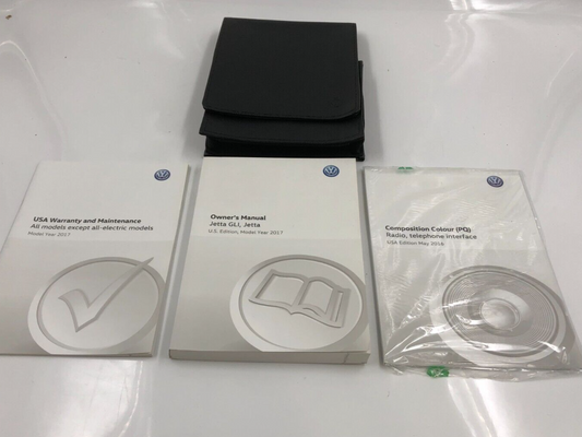 2017 Volkswagen Jetta GLI Owners Manual Set with Case OEM B03B52083