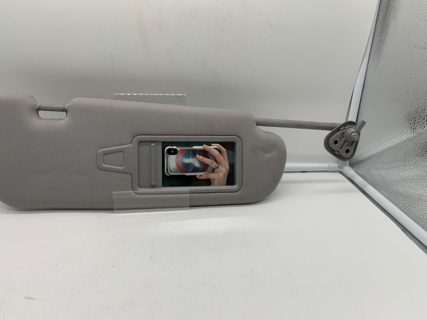 2011-2015 Hyundai Sonata Passenger Sun Visor Sunvisor Gray OEM E02B69007