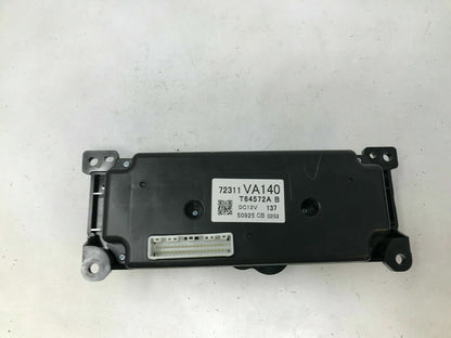 2016 Subaru WRX AC Heater Climate Control Unit OEM D01B08014
