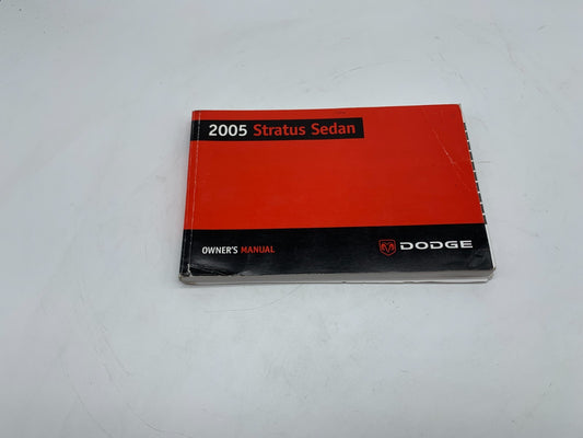 2005 Dodge Stratus Sedan Owners Manual OEM C03B66004