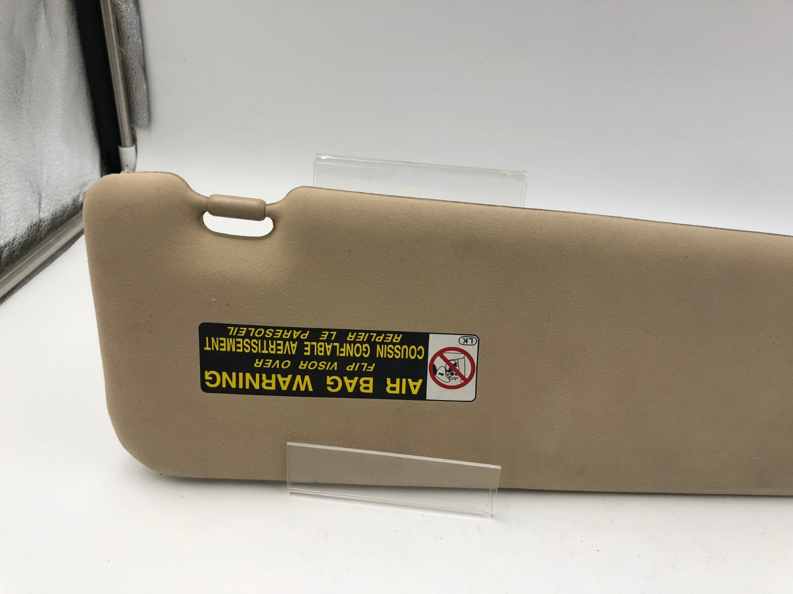 2007-2009 Lexus ES350 Driver Sun Visor Tan Illumination OEM C04B38049