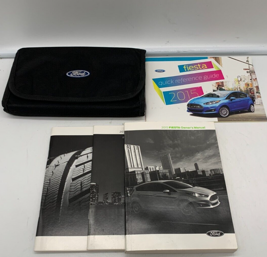 2015 Ford Fiesta Owners Manual Set with Case OEM E03B32010
