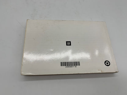 2010 Chevrolet Aveo Owners Manual OEM R01B12021