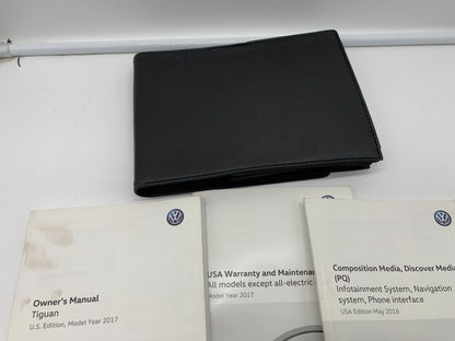 2017 Volkswagen Tiguan Owners Manual Set with Case OEM
