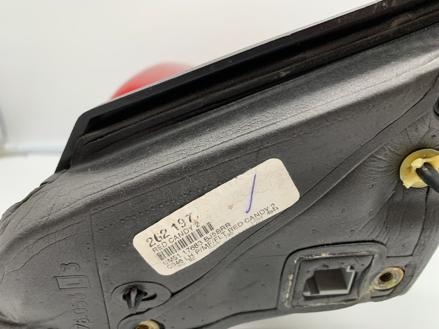 2012-2014 Ford Focus Driver Side View Power Door Mirror Red Candy 2 OEM