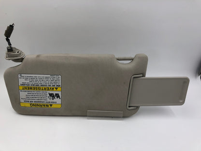 2010-2014 Subaru Legacy Passenger Sun Visor Gray Illuminated OEM B04B07048