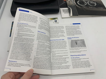 2015 BMW 4 Series Owners Manual Set with Case OEM A02B43004