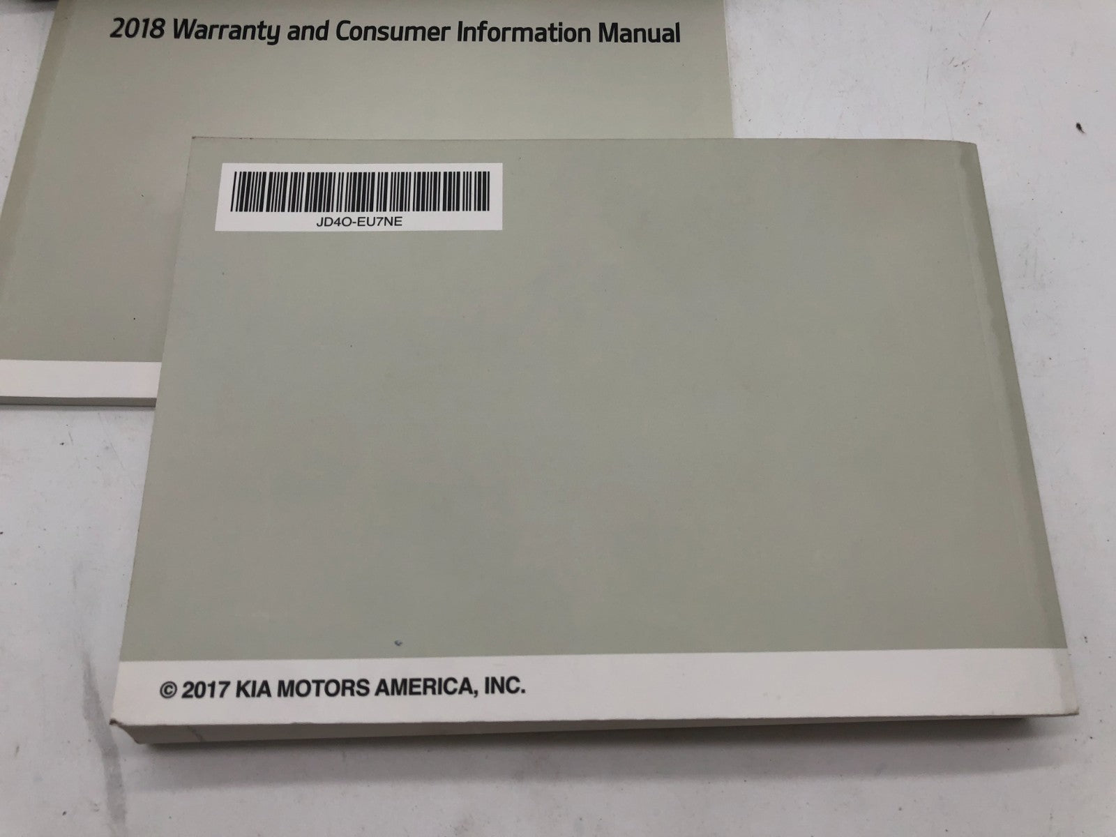 2018 Kia Optima Owners Manual Set with Case OEM A01B21007