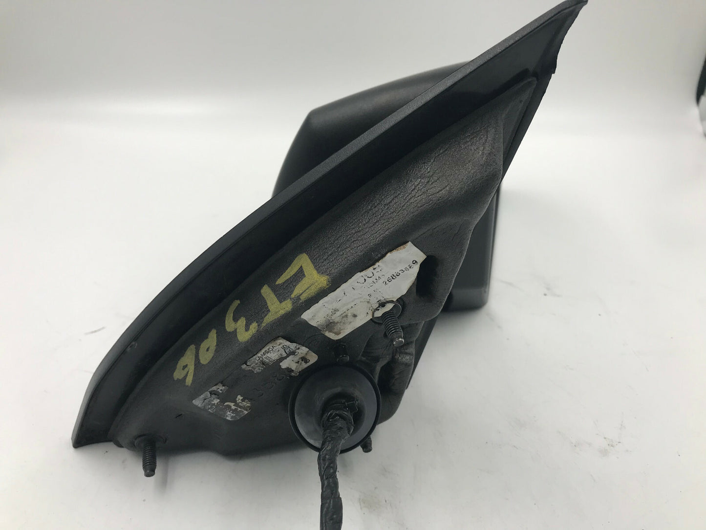 2007-2008 GMC Acadia Passenger Side View Power Door Mirror Black OEM B03B28004