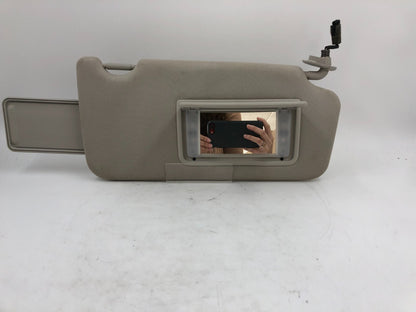2010-2014 Subaru Legacy Passenger Sun Visor Gray Illuminated OEM B02B29005