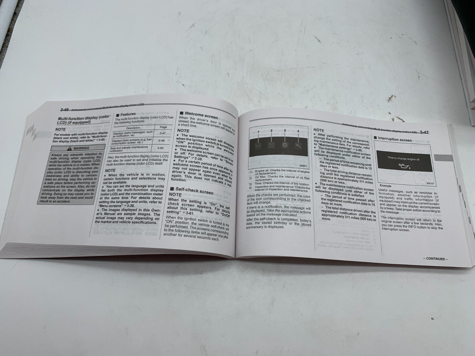 2023 Subaru Impreza Owners Manual Set with Case OEM B03B51014