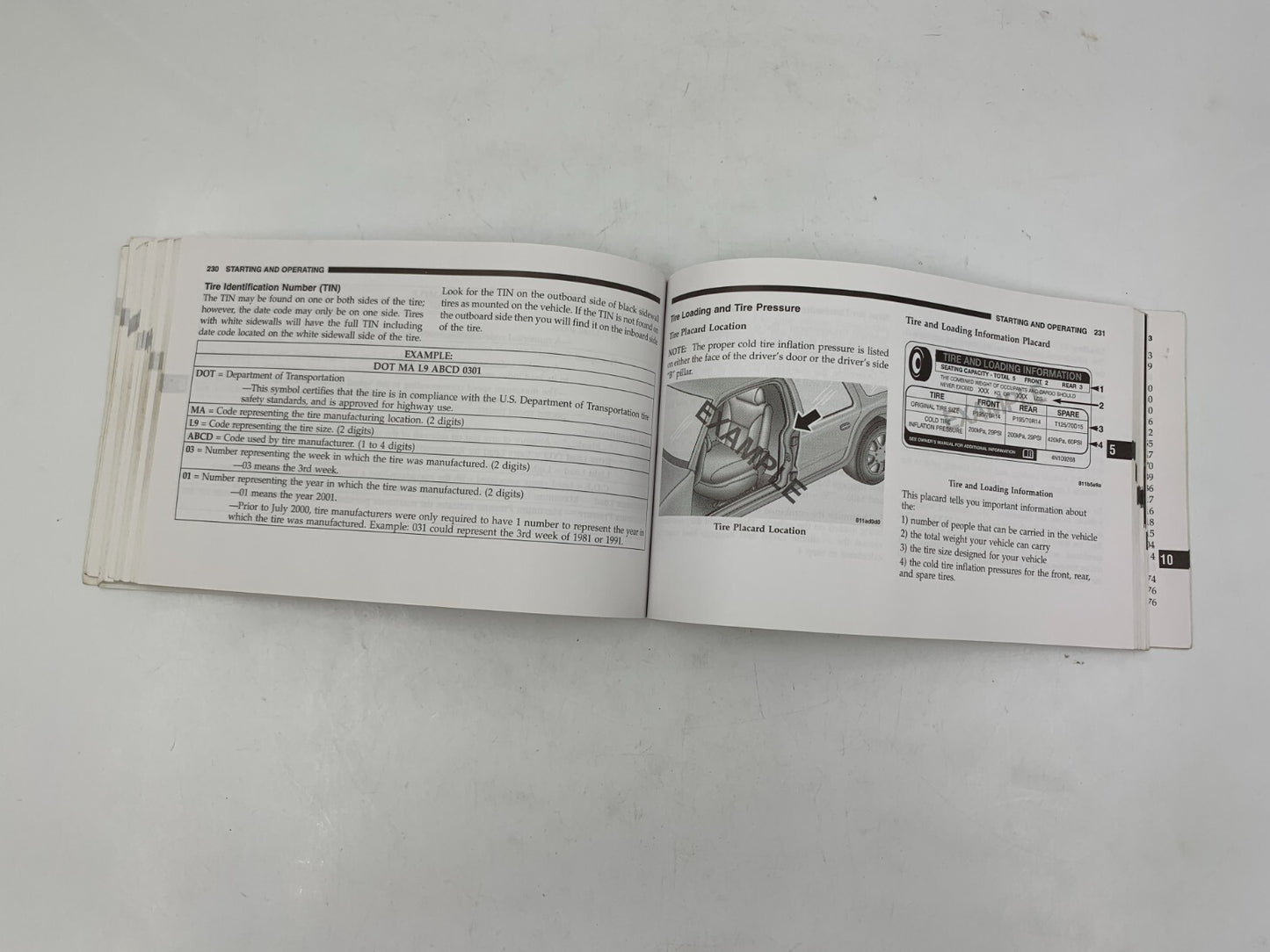 2007 Chrysler Sebring Owners Manual OEM C01B53017