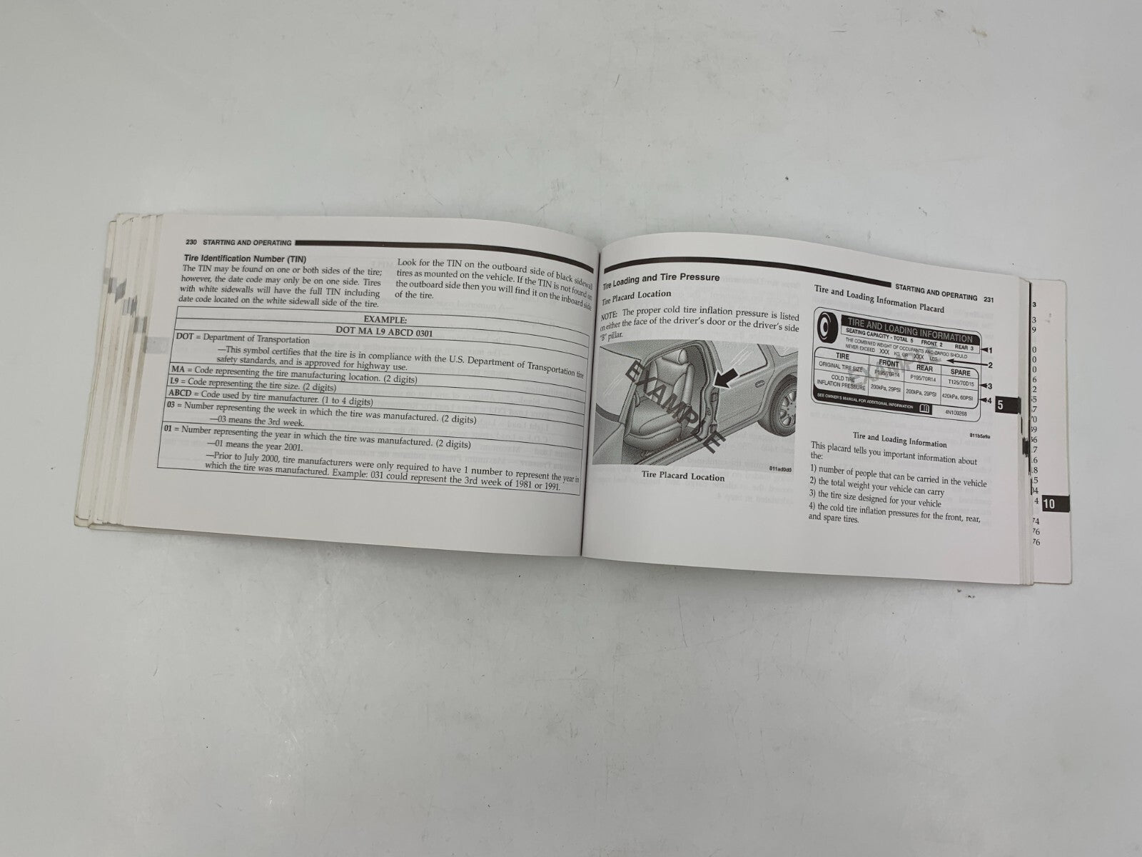 2007 Chrysler Sebring Owners Manual OEM C01B53017
