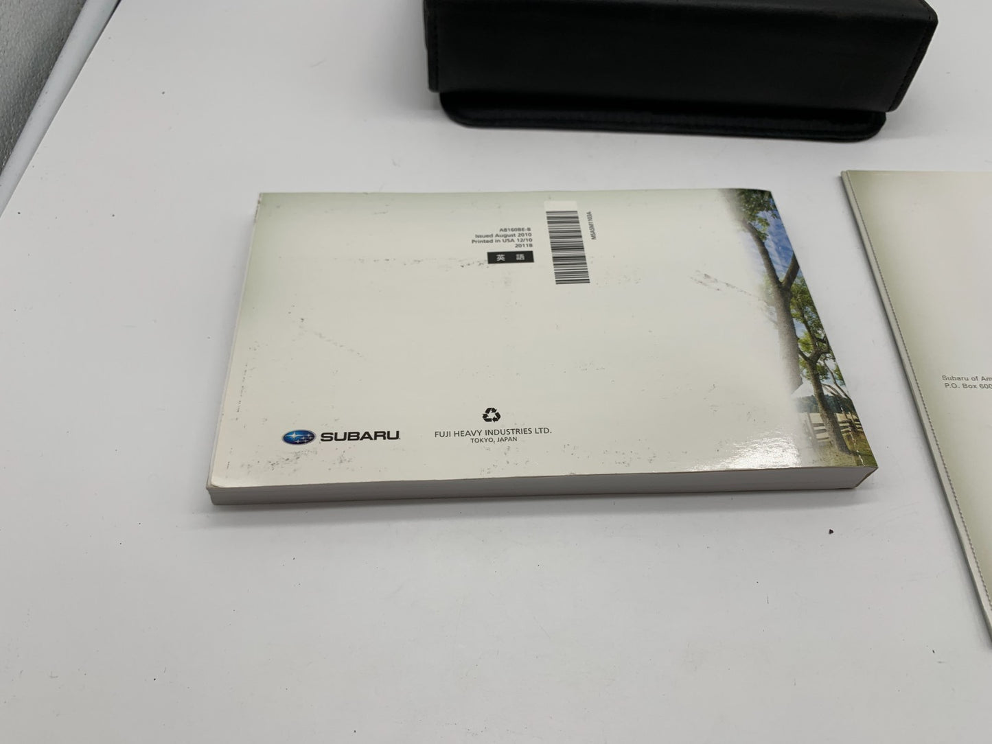 2011 Subaru Forester Owners Manual Set with Case OEM A01B44009