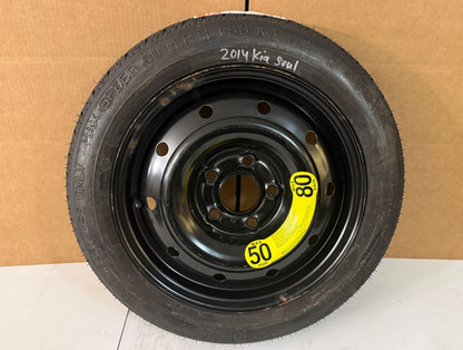 2010-2014 Kia Forte Soul 15" Spare Tire Compact Donut Wheel T125/80D15 OEM