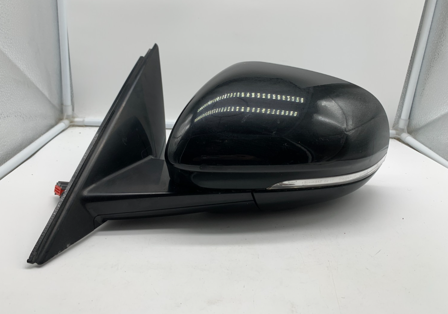 2017-2019 Jaguar XE Driver Side View Power Door Mirror Black BSA OEM B04B24001