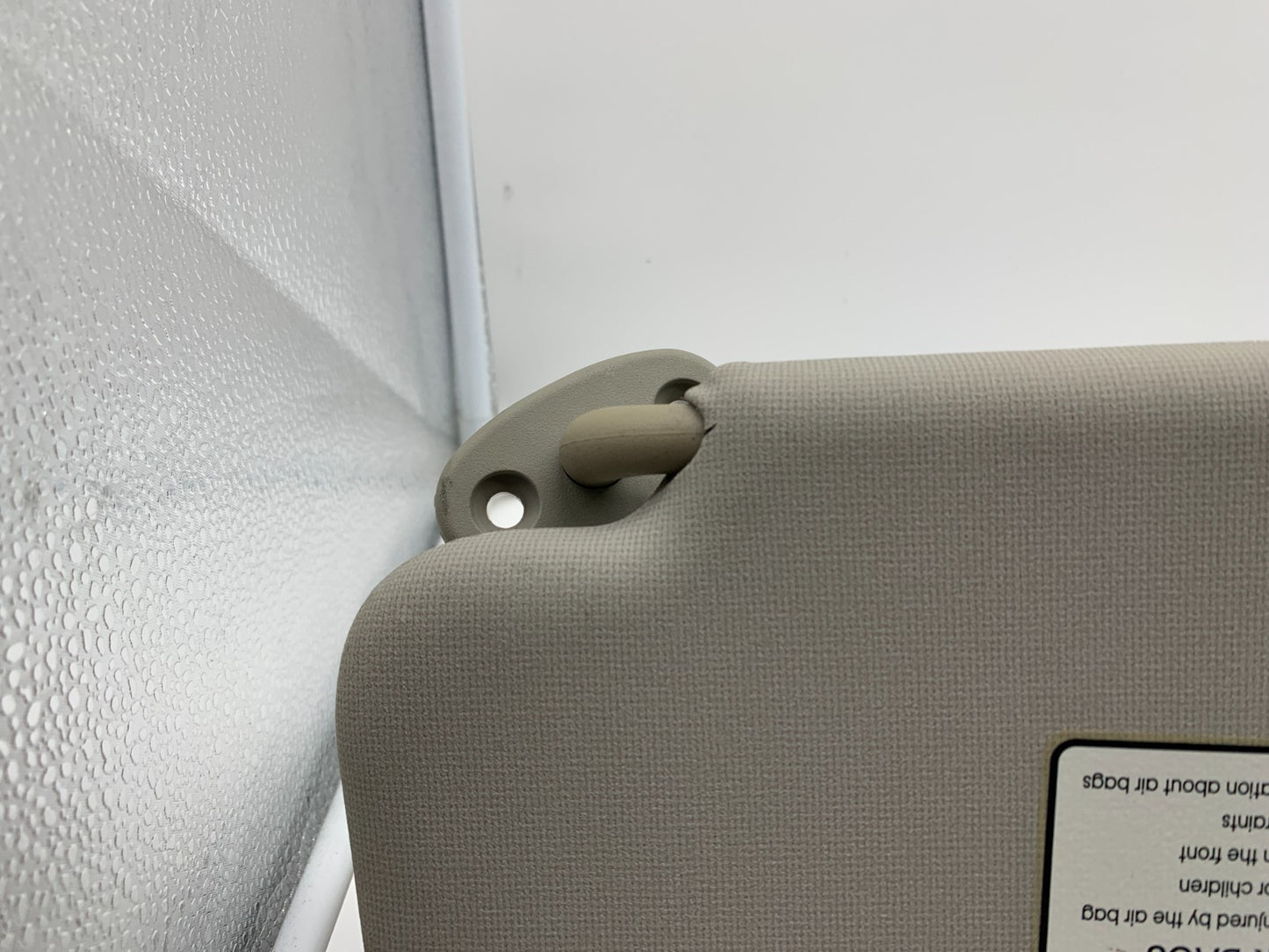 2010-2013 Kia Forte Passenger Sun Visor Gray OEM B01B56038