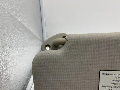 2010-2013 Kia Forte Passenger Sun Visor Gray OEM B01B56038