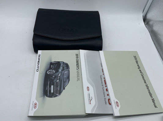 2019 Kia Sorento Owners Manual Set with Case OEM C02B31005