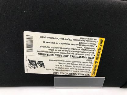 2006-2007 Cadillac DTS Driver Sun Visor Black Illuminated OEM D04B26050