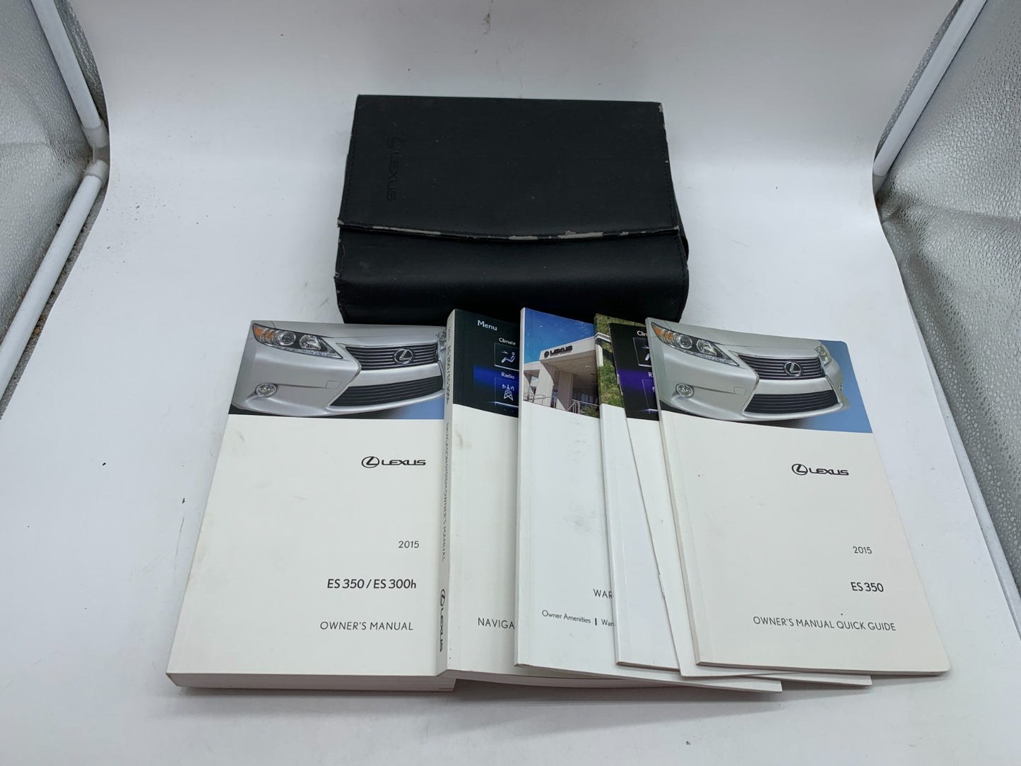 2015 Lexus ES350 ES 330h Owners Manual Set with Case OEM B03B46004