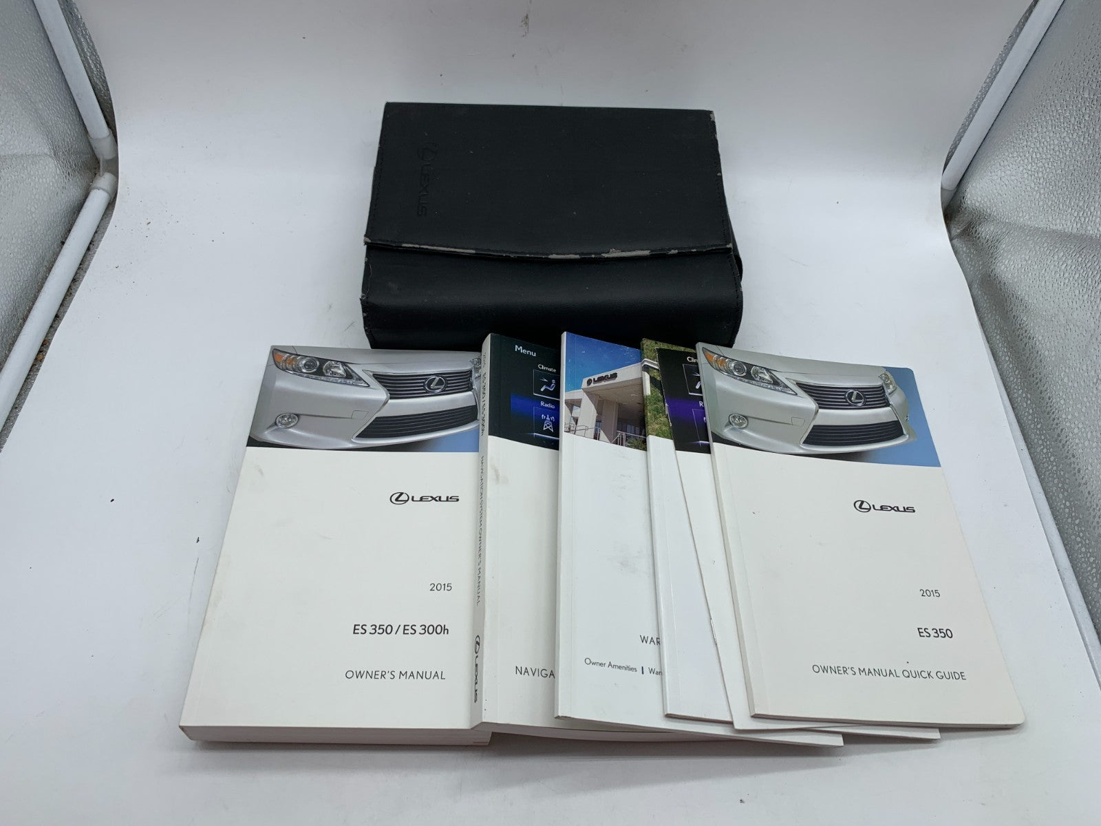 2015 Lexus ES350 ES 330h Owners Manual Set with Case OEM B03B46004