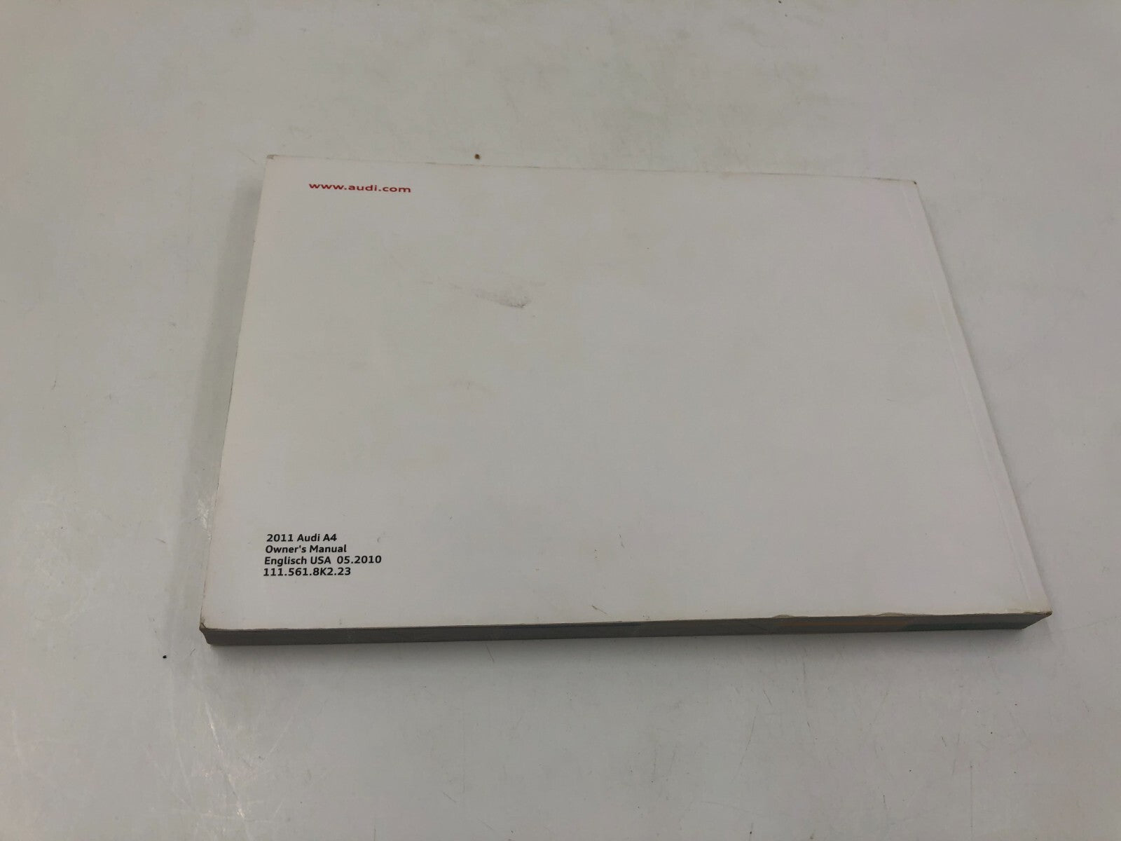 2011 Audi A4 Owners Manual Set OEM B02B36085