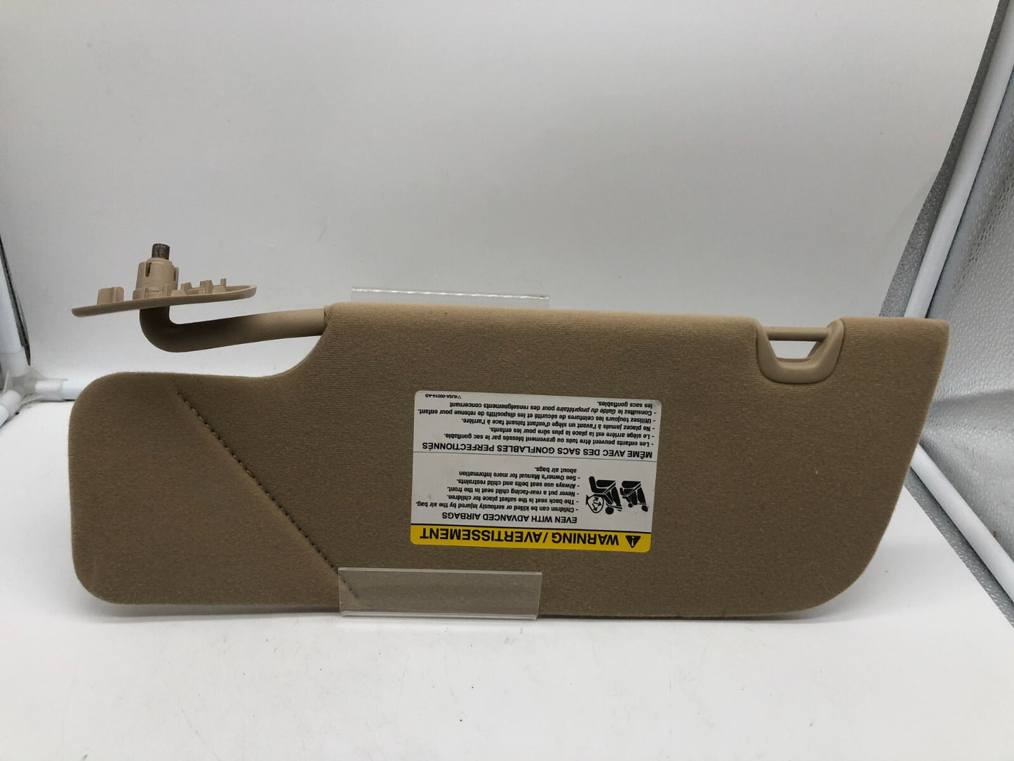 2005-2011 Ford Mustang Passenger Sun Visor Tan OEM A01B14013