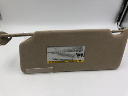 2005-2012 Toyota Avalon Passenger Sun Visor Tan Illuminated OEM A04B12029