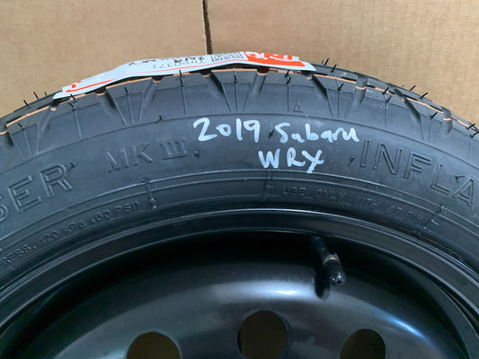 2015-2021 Subaru WRX 17" Spare Tire Wheel Compact Donut T145/70D17