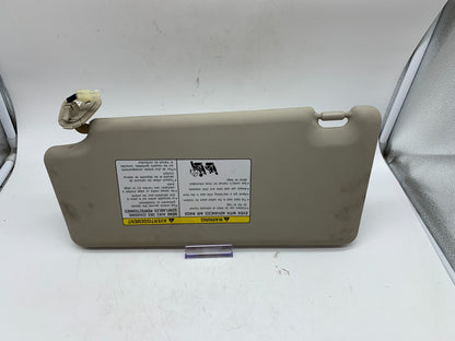 2008-2015 Nissan Rogue Passenger Visor Sunvisor Beige Illumination OEM A01B50003