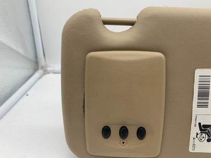 2003-2007 Cadillac CTS Driver Sun Visor Beige Illuminated OEM A01B40012