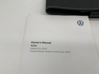 2022 Volkswagen Atlas Owners Manual Set with Case OEM C02B14054