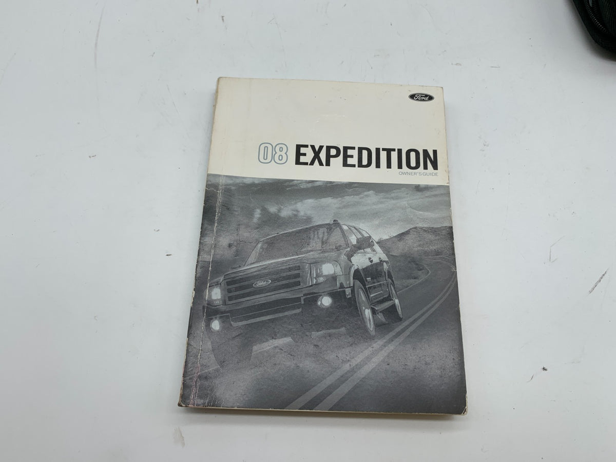2008 Ford Expedition Owners Manual Set with Case OEM R01B18020
