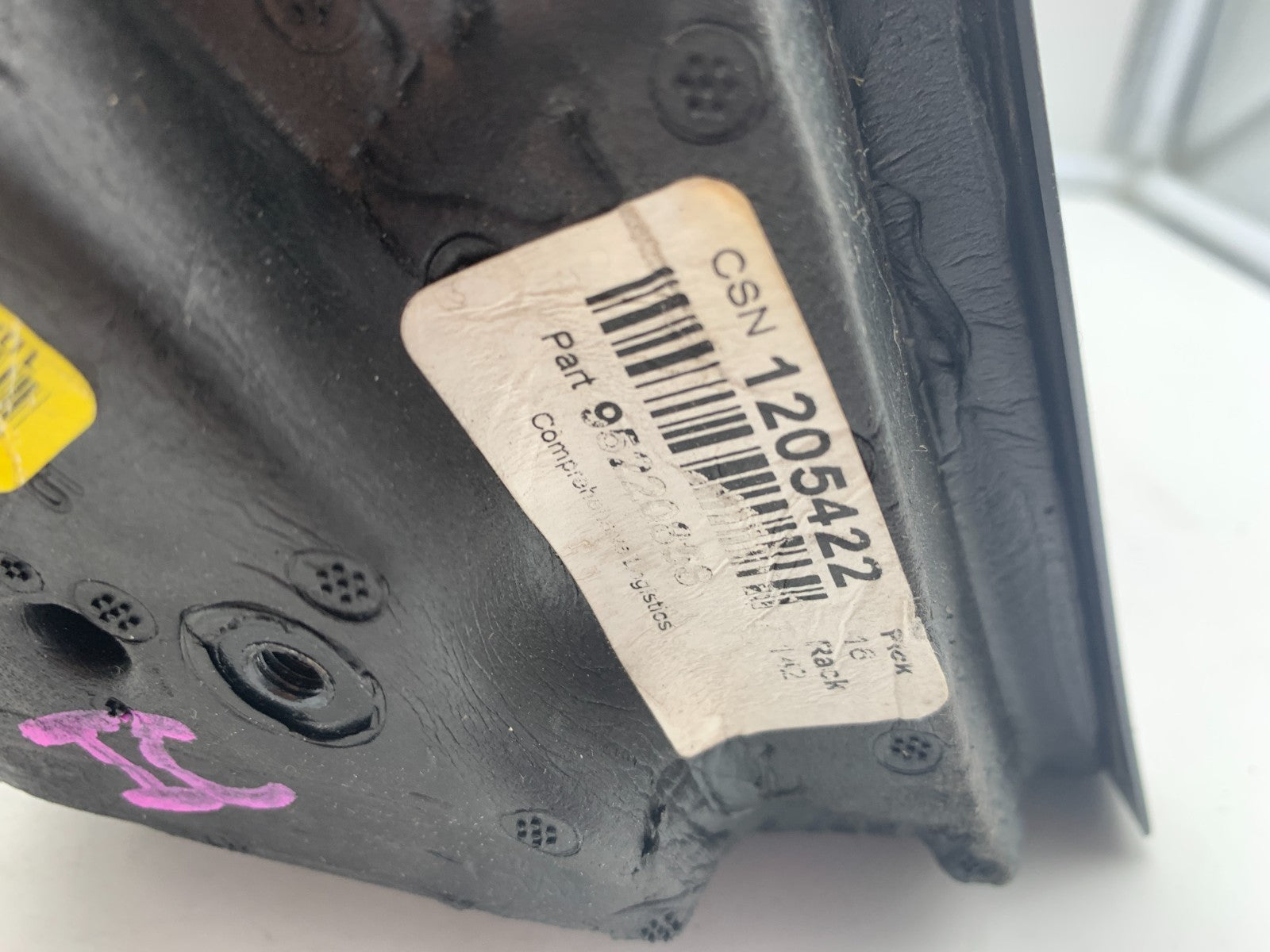 2011-2014 Chevrolet Cruze Driver Side View Manual Door Mirror Black A01B54002