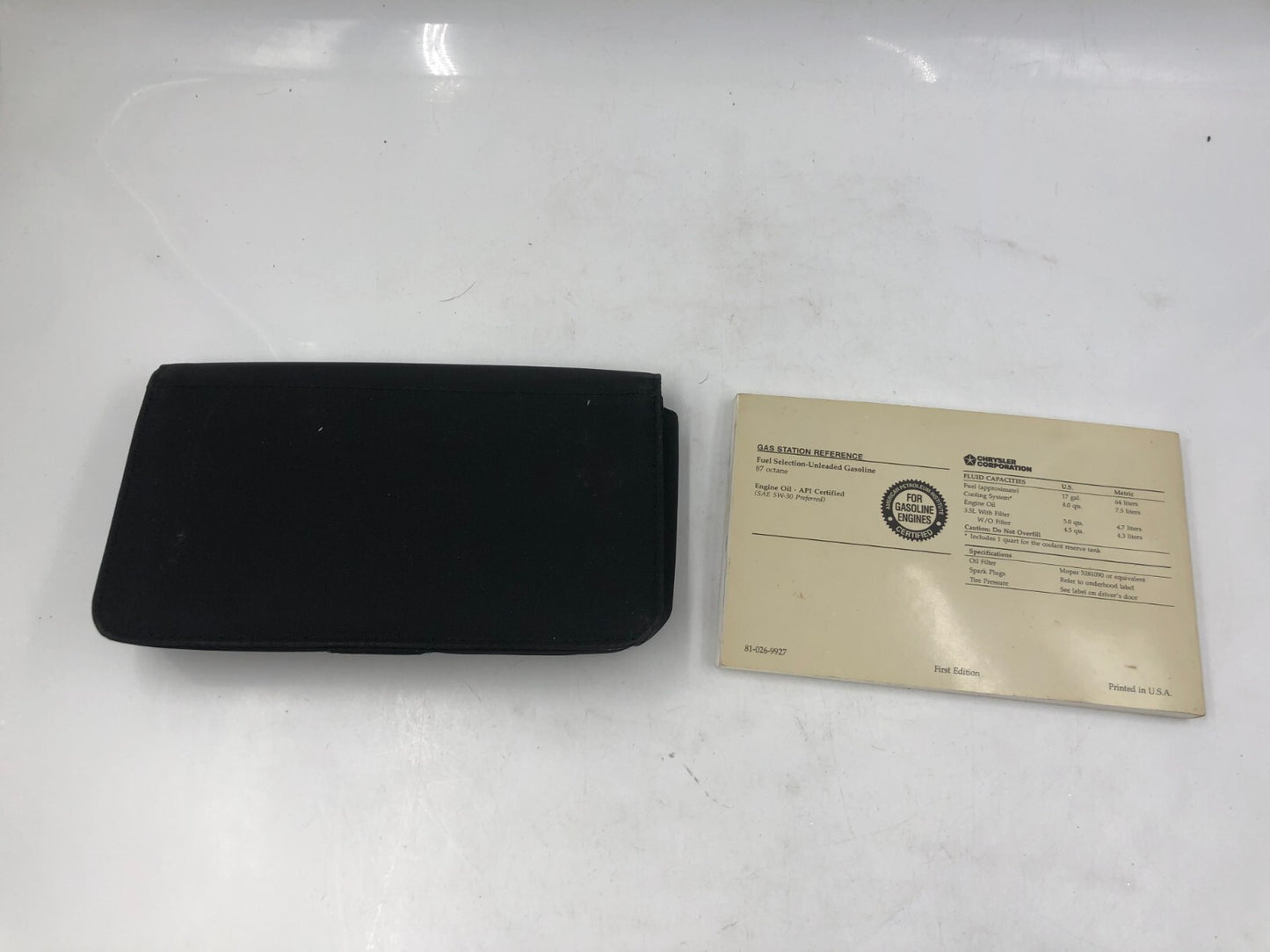 1999 Chrysler LHS Owners Manual with Case OEM E01B51027