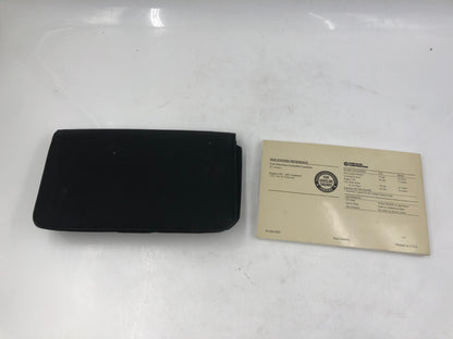 1999 Chrysler LHS Owners Manual with Case OEM E01B51027