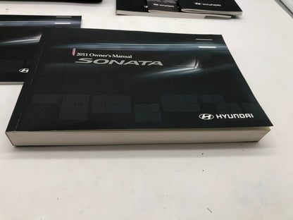 2011 Hyundai Sonata Owners Manual Set with Case OEM D04B70011