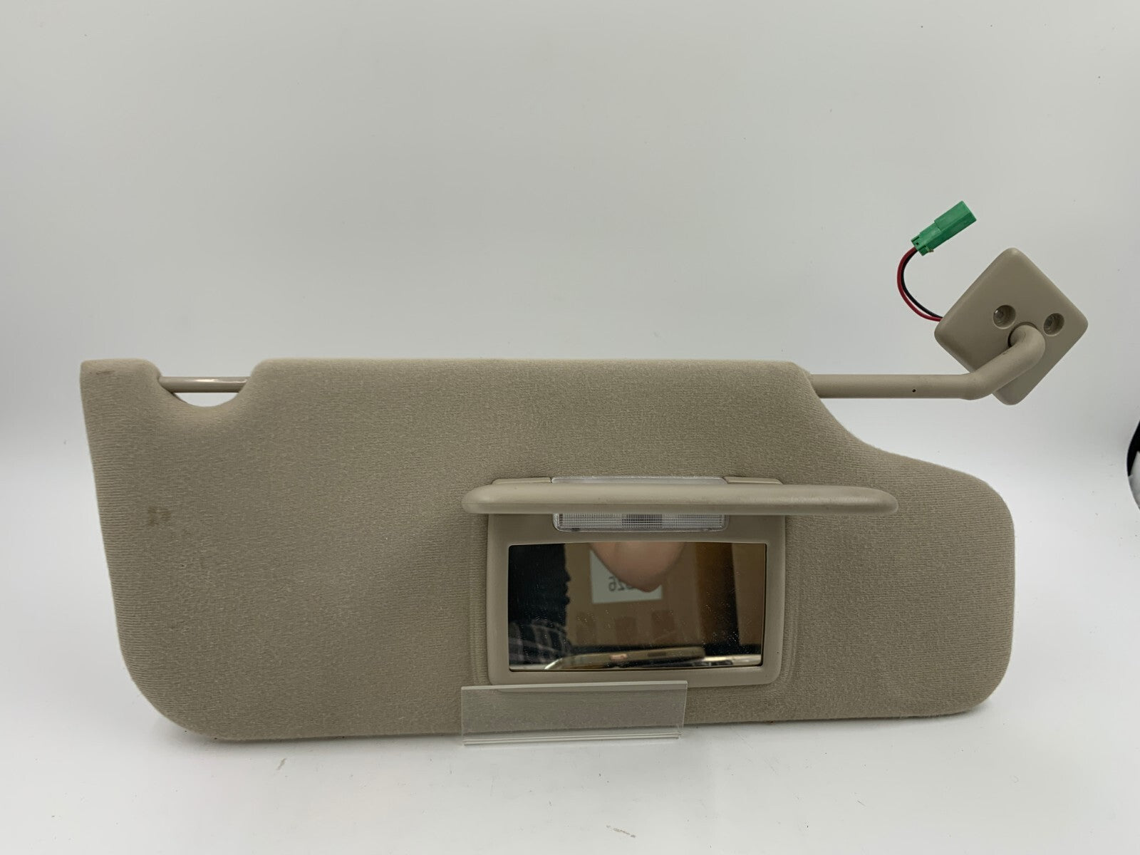 2007-2010 Ford Edge Passenger Sun Visor Sunvisor Beige Illumination E03B62002
